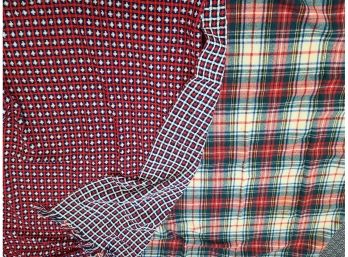 PENDLETON,  Reversible Knit Blanket & Unmarked, Wool Blanket
