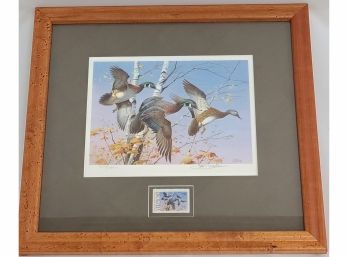 1986,  $5, Vermont Waterfowl Stamp, Signed And Numbered