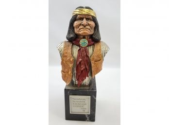 12' Heavy Marble & Pewter 1992 Joe Slockbower Chilmark Limited 19/750 Geronimo