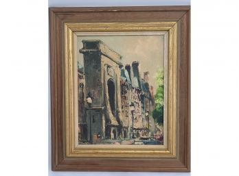 OOC Paris Signed Painting, Small