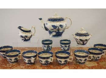 13 Piece Set Of Royal Doulton Booths Real Old Willow