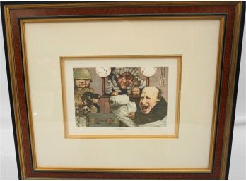 Charles Bragg Pencil Signed Print ' The Indictment'