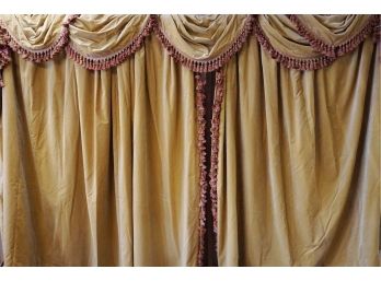 Custom Made Mansion Lined Drapes Velour, Large, Heavy Quality