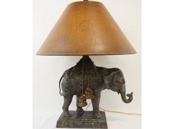 MAITLAND SMITH, Bronze, Elephant Table Lamp