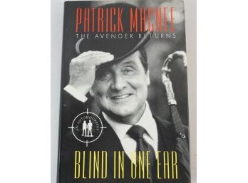 Signed Copy Of 'Blind In One Ear' By Patrick Macnee