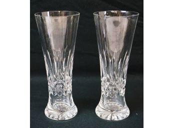 2, Small Waterford Crystal Vases, Signed