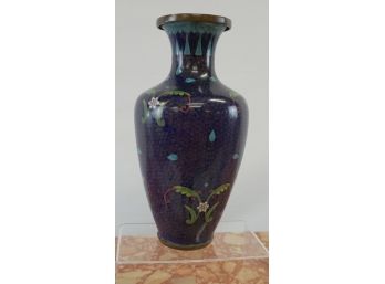 Asian Cloisonn Vase