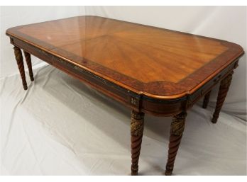 Henredon Grand Provenance, Dining Table, With 2 Leaves And Table Pads