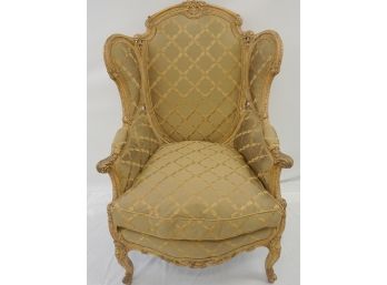 Louis XVI Style Silk Chair