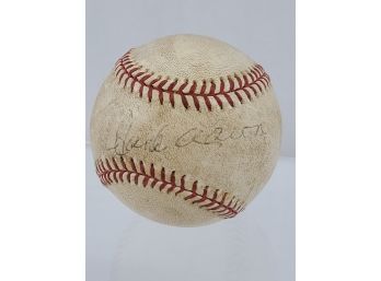 Authentic, Hank Aaron Signed Baseball