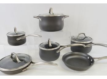 Lot Of 6 Calphalon Pots And Pans