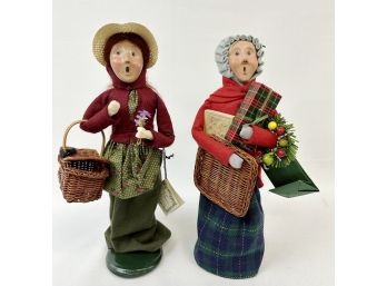Lot Of 2 Byers Choice Carolers , 13'