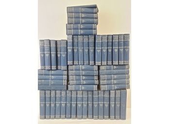 Vintage Lot Of 50 Volumes Of Harvard Classics With Reading Guide
