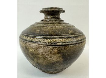 Ancient, 12th Century Green Glazed Stoneware From Khmer