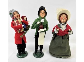 Lot Of 3 Byers Choice Carolers