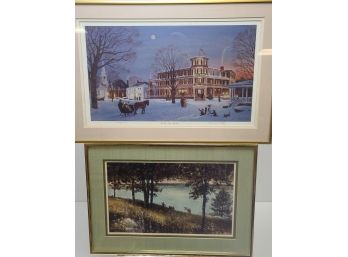 Lot Of 2 Art Works By Frank Bly Including An Artist's Proof