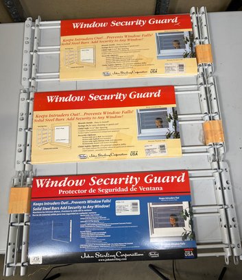 Lot Of Three Window Security Guard John Sterling Corporation Model 1133