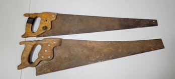 Lot Of Two Vintage Saws