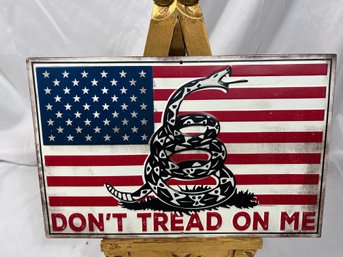 Metal Sign Don't Tread On Me