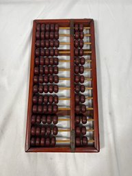 Vintage Wooden Abacus 7' X 14'