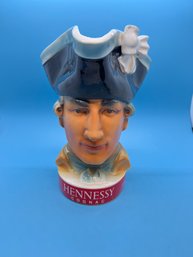 Vintage Capitaine Richard Hennessy Cognac Toby Pitcher Tricorn Hat 8' Tall