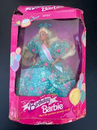 Vintage Birthday Barbie 1993 Box Is Smashed