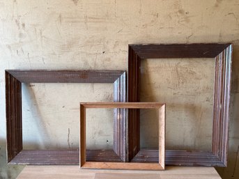 Group Of Three Wooden Frames