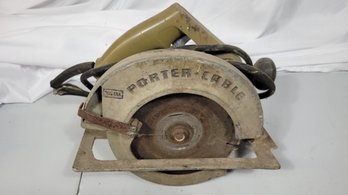 Vintage Porter Cable 617 USA Made Circular Saw 7-1/4' Heavy Duty Builders