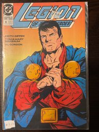 DC Comics LEGION OF SUPER-HEROES #4 Feb 1990