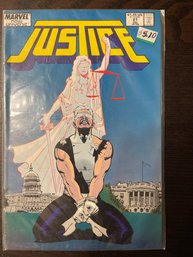 Marvel Comics JUSTICE #21 Jul 1988