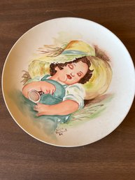 Diane Rosebrock Hand Painted Decorative Plate 1984