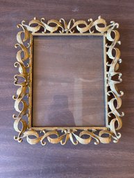 Ornate Gold Metal Photo Frame With Filigree Surround For 6x9