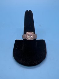Princess Cut CZ Cubic Zirconia Halo Engagement Ring Size 9.25