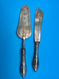 Vintage Cutlery For Serving Cakes Length 11', Total Weight 115g
