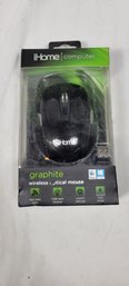 IHome Graphite Wireless Optical Mouse