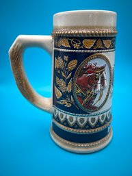 Budweiser Beer Mug Anheuser Busch Staffel Stoneware West Germany