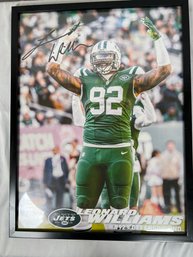 Leonard Williams Lithograph Autographed Poster New York Jets NFL 19' X 25'