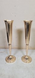 2 Pcs 29' Tall Vases Candle Holders Wedding Centerpieces Risers - Gold