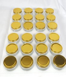 24 Pcs Small Glass Jars With Lids, Mini Jam Jars, Small Honey Jars