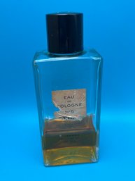 Vintage Chanel No 5 Eau De Cologne, Splash Paris Perfume Rare 1960's Chanel 30 Full