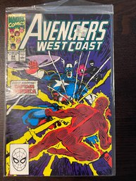 Marvel Comics AVENGERS WEST COAST #64 Nov 1990