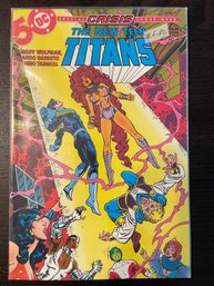 DC Comics THE NEW TEEN TITANS CRISIS CROSS-OVER #14 Nov 1985