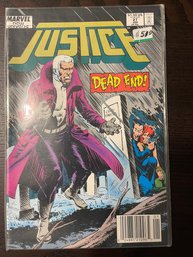 Marvel Comics JUSTICE #27 Jan 1989