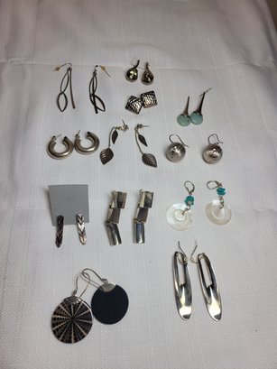 Sterling Earrings Lot 99