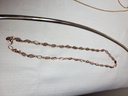 Sterling Necklace Lot 62