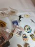 Collectible Pins And Buttons Lot