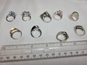 Sterling Rings Marked 6 To 7