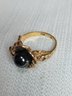 10k Gold Ring With Black Pearl