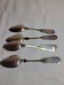 Antique Coin Silver Spoons By Bailey