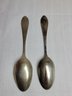 Pair Sterling Silver Spoons